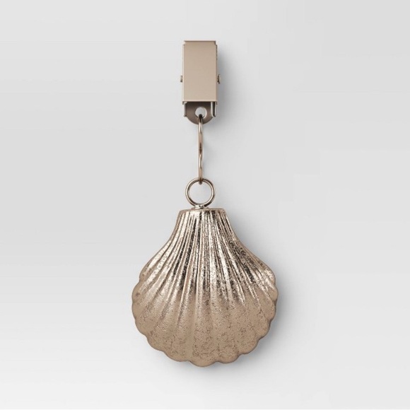 NWT Coastal Metal Shell Tablecloth Weights by Threshold (2 sets) - Picture 4 of 10